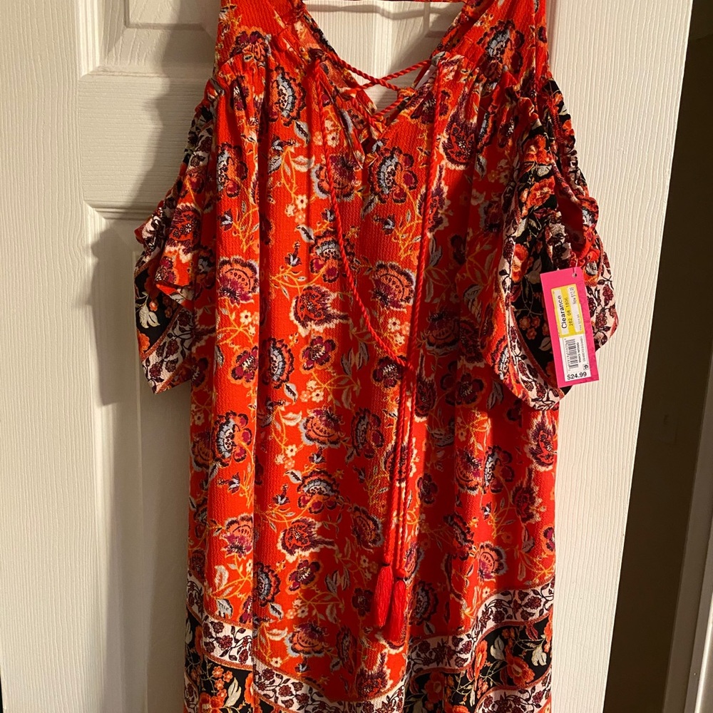 Orange dress